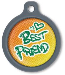 Blucky Graffiti Orange Dog Tag large