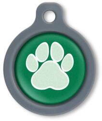 Blucky Wild Paw Dark Green Dog Tag medium - falatozoo