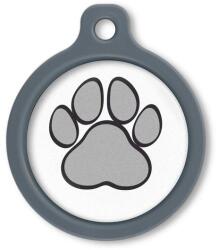 Blucky Wild Paw White Dog Tag large - falatozoo