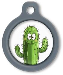 Blucky Cactus White Dog Tag medium - falatozoo