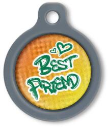 Blucky Graffiti Orange Dog Tag medium - falatozoo