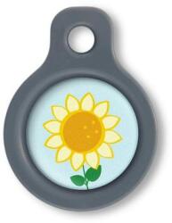 Blucky Sunflower Pastel Turquoise Dog Tag small - falatozoo