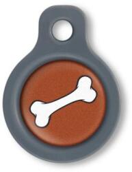 Blucky Bone Brown Dog Tag small