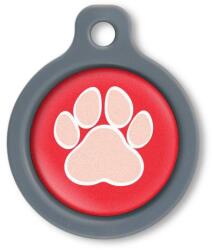Blucky Wild Paw Red Dog Tag medium - falatozoo