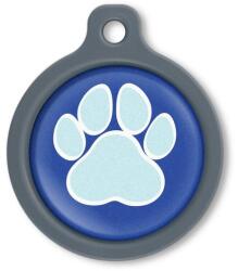 Blucky Wild Paw Dark Blue Dog Tag large - falatozoo
