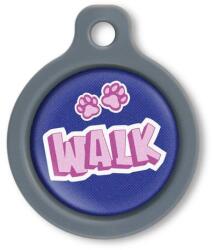 Blucky Graffiti Dark Blue Dog Tag medium - falatozoo