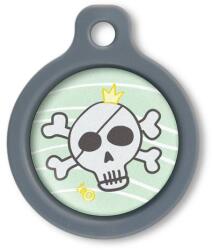 Blucky Pirate Turquoise Green Dog Tag medium