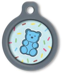Blucky Sweetie Pastel Turquoise Dog Tag medium - falatozoo