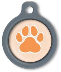 Blucky Wild Paw Pastel Orange Dog Tag medium