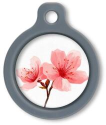 Blucky Sakura Pastel Orange Dog Tag medium