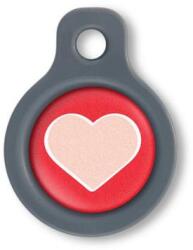 Blucky Heart Red Dog Tag small - falatozoo