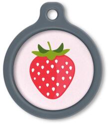 Blucky Strawberry Rose Dog Tag large