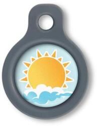 Blucky Sunny Pastel Turquoise Dog Tag small
