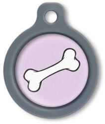 Blucky Bone Pastel Purple Dog Tag medium