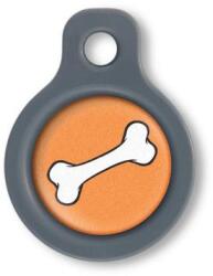 Blucky Bone Orange Dog Tag small
