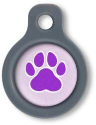 Blucky Wild Paw Pastel Purple Dog Tag small