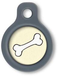 Blucky Bone Pastel Yellow Dog Tag small