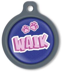 Blucky Graffiti Dark Blue Dog Tag large