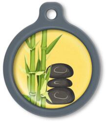 Blucky Bamboo Yellow Dog Tag large - falatozoo