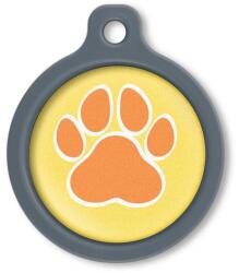 Blucky Wild Paw Yellow Dog Tag large - falatozoo