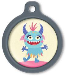 Blucky Beastie Pastel Yellow Dog Tag large