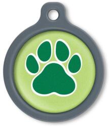 Blucky Wild Paw Lime Green Dog Tag large - falatozoo