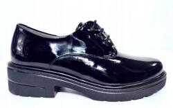 Pitillos 6440 Oxford bokacsizma, fekete lakk, 39-es méret (6440)