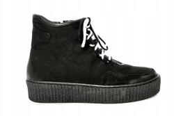Lanqier 43c878 fekete creepers cipő bőr r36 (43c878)