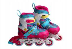 LAUBR-SPORT Jégkorcsolya Állítható Gyerek rózsaszín 35-38 (YX-0153-GM)