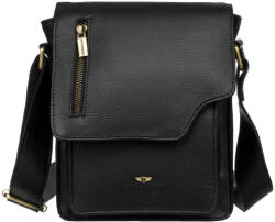  Peterson PTN PTE-NDM fekete férfi bőr oldaltáska 23 x 18, 5 x 11 cm (56993)