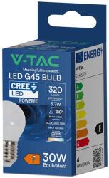 V-TAC CREE SMD 3.7W E27 hideg fehér G45 LED égő - SKU 2142076 (2142076)