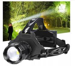  Bud K LED-es fejlámpa 30W újratölthető akkumulátorral 5 világítási mód (5904133213939)