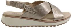 Caprice Kényelmes tépőzáras bőr szandál Caprice 28703 arany R39 (9-28703-42)