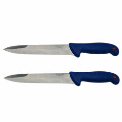 DEPOX Set doua cutite de injunghiat DEPOX®, Chef's Blade, otel inoxidabil, 32 cm, albastru (F149 + F149)