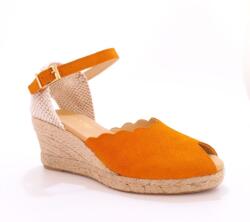 Loretta Vitale Női narancssárga platform szandál Loretta Vitale 385 méret 40 (385)