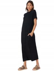 Shein Ruha Egyenes Maxi Sima Fekete 40/42 L5J