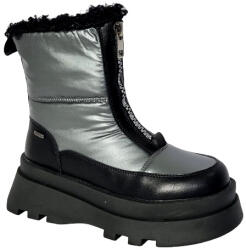 Loretta Vitale Női hócsizma bőr és textil kombinációjából Loretta Vitale B173-Z518 r39 ezüst (B173-Z518)