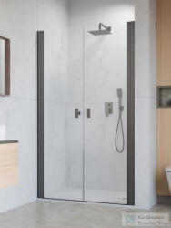 Radaway Nes DWD-I 120 zuhanyajtó, szálcsiszolt fegyvermetál profil, 10027120-92-01 (10027120-92-01)