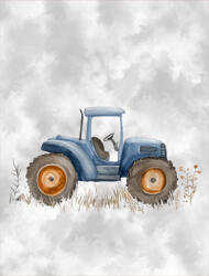 Takoy Panou pentru coaserea unei pături copii Wellsoft fleece 145x110 tractor pe pajiște