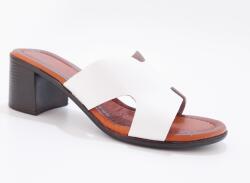  Női bőr flip-flop papucs fehér Cambell 64300WH méret38 (64300WH)