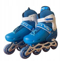  Gyerek görkorcsolya állítható 35-38 gyerekeknek a lovaglás tanulásához Kék