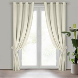 Takoy Draperie ANTARA din catifea netedă cu panglică de legat 140 x 270 cm
