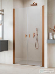 Radaway Nes DWD-I 80 zuhanyajtó, szálcsiszolt réz profil, 10027080-93-01 (10027080-93-01)