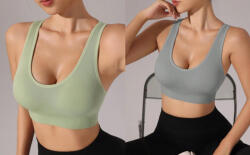 Shein EC45109 Shein Sportmelltartó Felső Szett 2 Db (48) S