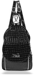  Zellia Női Hátizsák 25196 Fekete Lakk - Krokkó - (21097638)