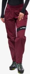 Adidas Terrex Techrock Alpine Climbing Pants Női Softshell Nadrág - shadow red - XL
