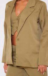 Prettylittlething IC13107 Prettylittlething Zöld Oversize Blézer (47) Xs