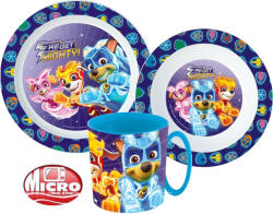  Mancs Őrjárat Mighty Pups étkészlet, micro műanyag szett bögrével 350 ml (JVL22241) - kidsfashion