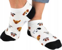 Noviti lány zokni, 35/38, pamut, kutyus mintás