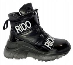 Loretta Vitale Fekete női hócsizma vastag talppal Loretta Vitale 1627-N605 méret 38 (1627-N605)